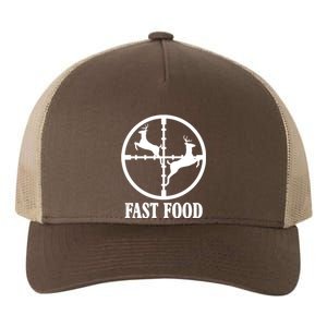 Fast Food Funny Deer Hunting Season Yupoong Adult 5-Panel Trucker Hat