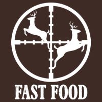 Fast Food Funny Deer Hunting Season Cooling Performance Crew T-Shirt
