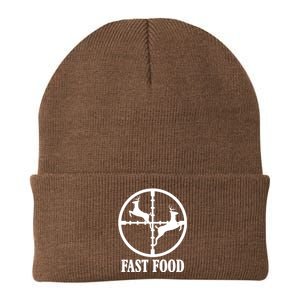 Fast Food Funny Deer Hunting Season Knit Cap Winter Beanie