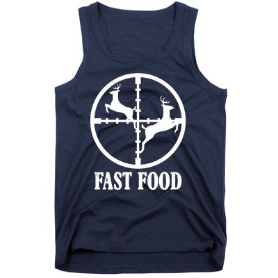 Fast Food Funny Deer Hunting Season Tank Top