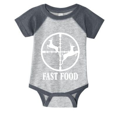 Fast Food Funny Deer Hunting Season Infant Baby Jersey Bodysuit