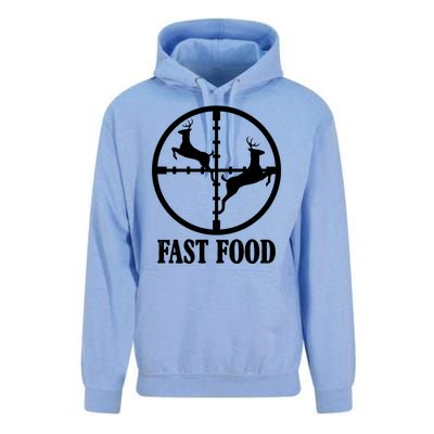 Fast Food Funny Deer Hunting Season Unisex Surf Hoodie