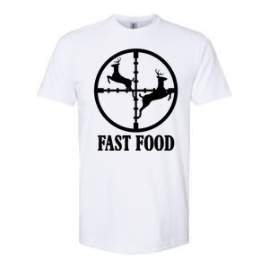 Fast Food Funny Deer Hunting Season Softstyle CVC T-Shirt