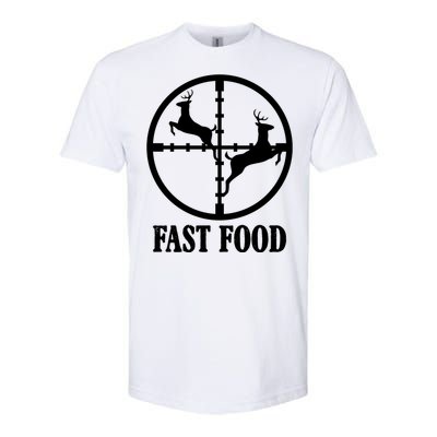 Fast Food Funny Deer Hunting Season Softstyle CVC T-Shirt