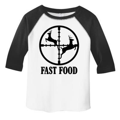 Fast Food Funny Deer Hunting Season Toddler Fine Jersey T-Shirt