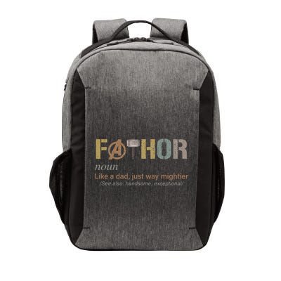 Fathor Funny Fathor Definition Funny Vector Backpack