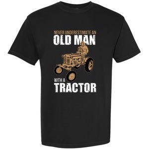 Funny Farmer Farm Tractor Farming Truck Lovers Humor Outfit Garment-Dyed Heavyweight T-Shirt