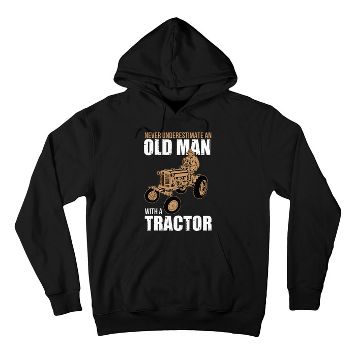 Funny Farmer Farm Tractor Farming Truck Lovers Humor Outfit Hoodie