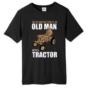 Funny Farmer Farm Tractor Farming Truck Lovers Humor Outfit Tall Fusion ChromaSoft Performance T-Shirt