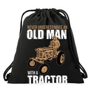 Funny Farmer Farm Tractor Farming Truck Lovers Humor Outfit Drawstring Bag