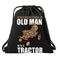 Funny Farmer Farm Tractor Farming Truck Lovers Humor Outfit Drawstring Bag