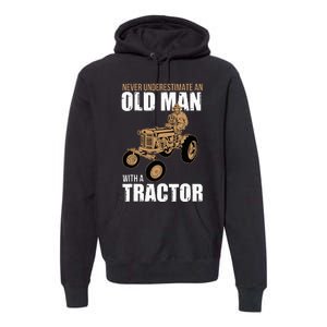 Funny Farmer Farm Tractor Farming Truck Lovers Humor Outfit Premium Hoodie