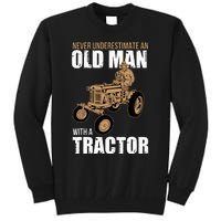 Funny Farmer Farm Tractor Farming Truck Lovers Humor Outfit Tall Sweatshirt