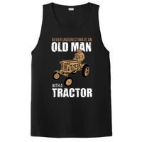 Funny Farmer Farm Tractor Farming Truck Lovers Humor Outfit PosiCharge Competitor Tank