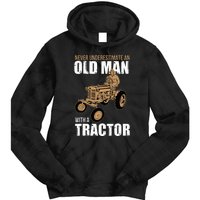 Funny Farmer Farm Tractor Farming Truck Lovers Humor Outfit Tie Dye Hoodie