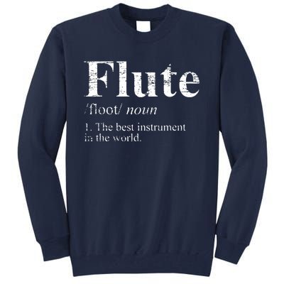 Flute Funny Tall Sweatshirt