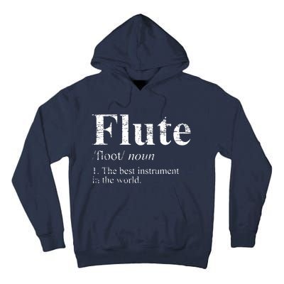 Flute Funny Tall Hoodie