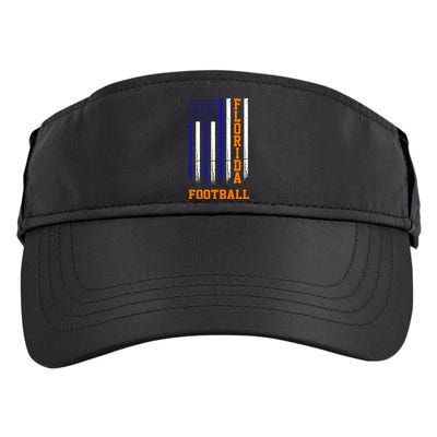 Florida Football Fan American Flag Adult Drive Performance Visor
