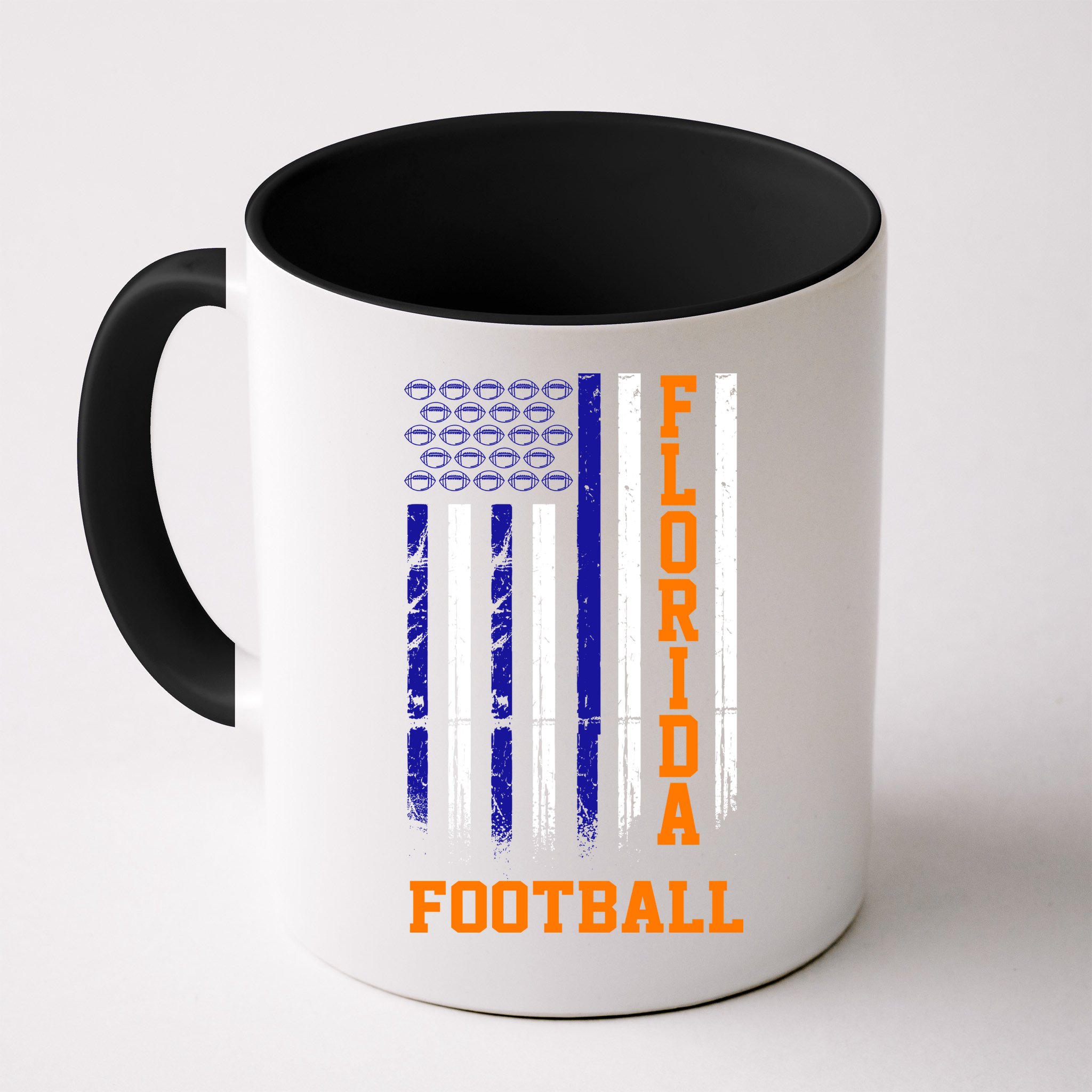 Florida Football Fan American Flag Mug