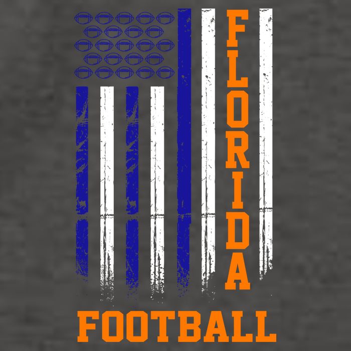 Florida Football Fan American Flag Vector Backpack