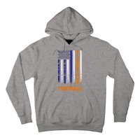 Florida Football Fan American Flag Hoodie