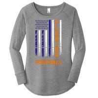 Florida Football Fan American Flag Women's Perfect Tri Tunic Long Sleeve Shirt