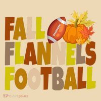 Fall Flannels Football Sport Lover Drawstring Bag