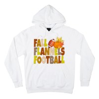 Fall Flannels Football Sport Lover Hoodie