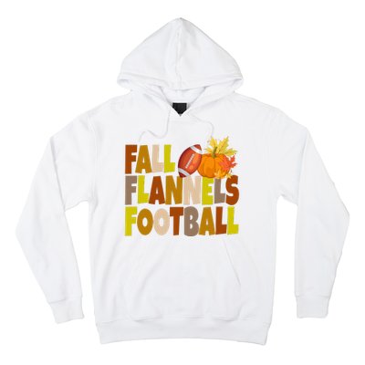 Fall Flannels Football Sport Lover Hoodie