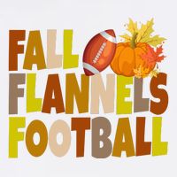 Fall Flannels Football Sport Lover Toddler T-Shirt