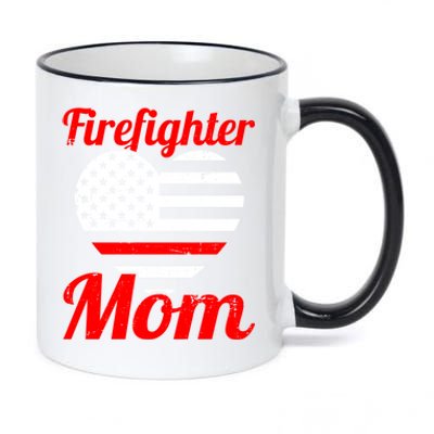 Funny Fire Firefighter Mom Fire Mama Mothers Day Great Gift 11oz Black Color Changing Mug