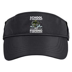 Funny Fishing Fish Saying Bass Fisherman Adult Drive Performance Visor