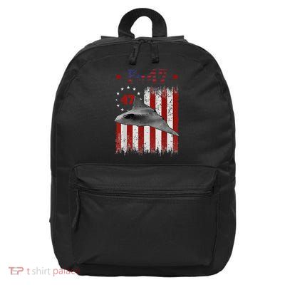 Funny F47 Fighter Jet Trump F-47 Jet Fighter Aircraft 16 in Basic Backpack