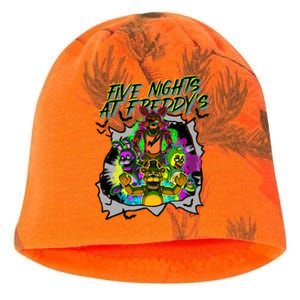 Freddy Fazbear Fnaf Five Nights At Freddys Meme Halloween Kati - Camo Knit Beanie