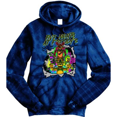 Freddy Fazbear Fnaf Five Nights At Freddys Meme Halloween Tie Dye Hoodie