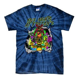 Freddy Fazbear Fnaf Five Nights At Freddys Meme Halloween Tie-Dye T-Shirt