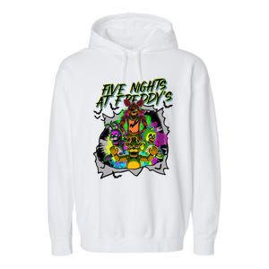 Freddy Fazbear Fnaf Five Nights At Freddys Meme Halloween Garment-Dyed Fleece Hoodie