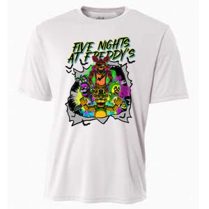 Freddy Fazbear Fnaf Five Nights At Freddys Meme Halloween Cooling Performance Crew T-Shirt