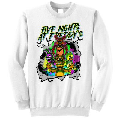 Freddy Fazbear Fnaf Five Nights At Freddys Meme Halloween Sweatshirt