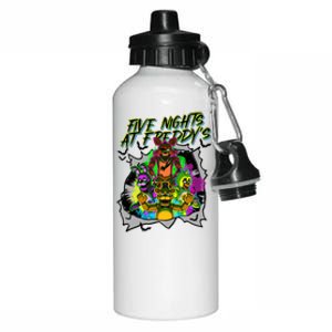 Freddy Fazbear Fnaf Five Nights At Freddys Meme Halloween Aluminum Water Bottle