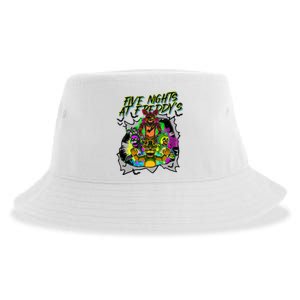 Freddy Fazbear Fnaf Five Nights At Freddys Meme Halloween Sustainable Bucket Hat