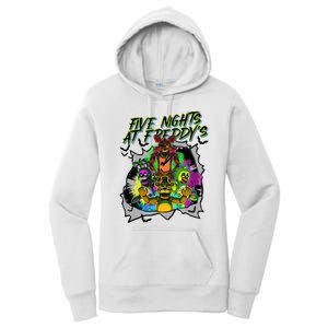 Freddy Fazbear Fnaf Five Nights At Freddys Meme Halloween Women's Pullover Hoodie