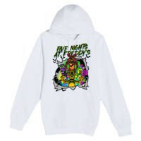 Freddy Fazbear Fnaf Five Nights At Freddys Meme Halloween Premium Pullover Hoodie