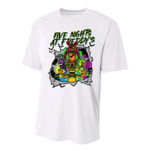 Freddy Fazbear Fnaf Five Nights At Freddys Meme Halloween Performance Sprint T-Shirt