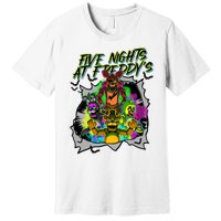 Freddy Fazbear Fnaf Five Nights At Freddys Meme Halloween Premium T-Shirt