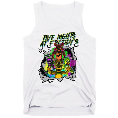 Freddy Fazbear Fnaf Five Nights At Freddys Meme Halloween Tank Top