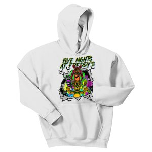 Freddy Fazbear Fnaf Five Nights At Freddys Meme Halloween Kids Hoodie