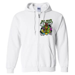 Freddy Fazbear Fnaf Five Nights At Freddys Meme Halloween Full Zip Hoodie