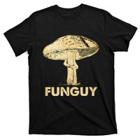 Funguy Funny Fungi Fungus Mushroom Men Funny Guy Vintage T-Shirt