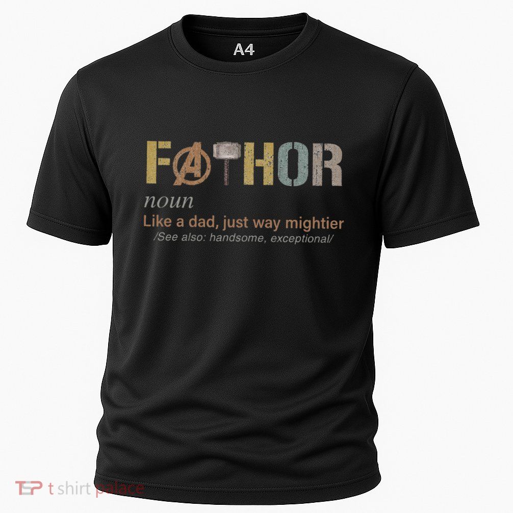 Fathor Funny Fathor Definition Cooling Performance Crew T-Shirt